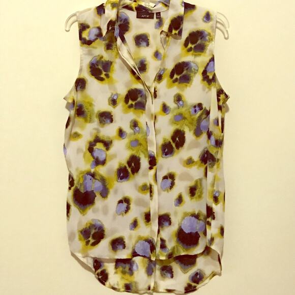 Apt 9 Sleeveless Patterned blouse - Picture 1 of 4